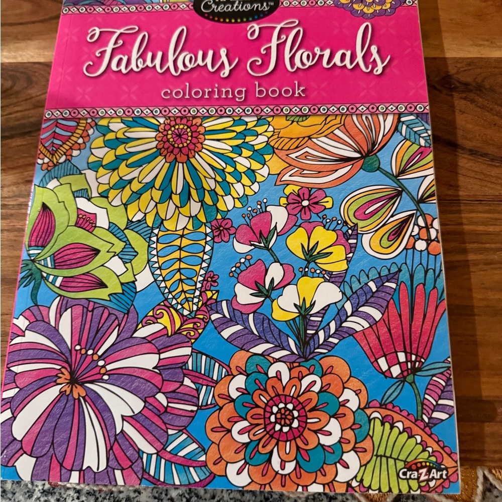 Fabulous Florals Coloring Book - Multicolor